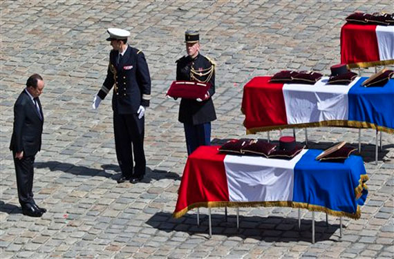 Burial UN Peacekeepers