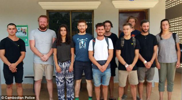Arrested tourists in Cambodia.jpg