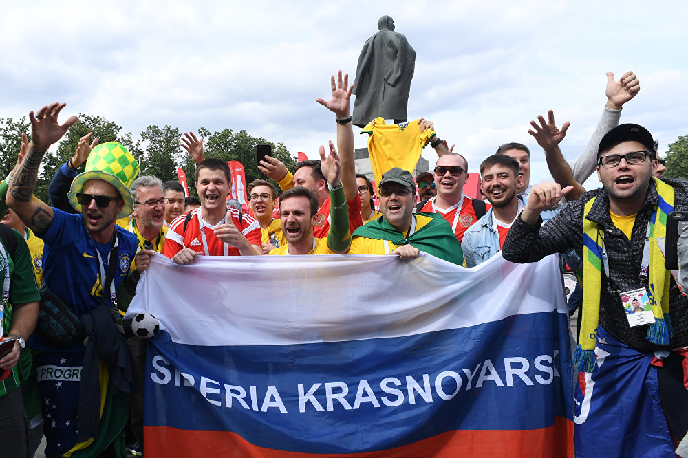 Russian football fans