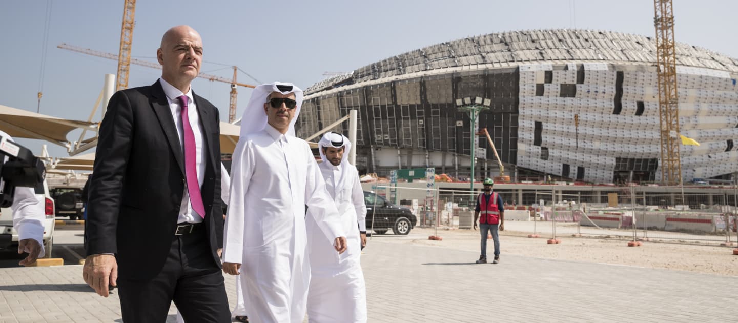 Qatar 2022: FIFA President applauds the level of infrastructure development