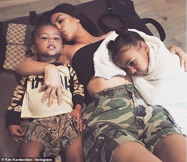 Kim Kardashian and kids