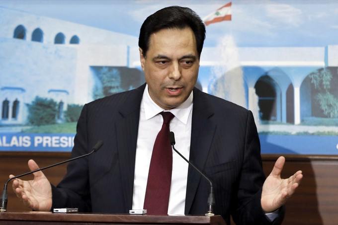 Lebanese prime minister Hassan Diab