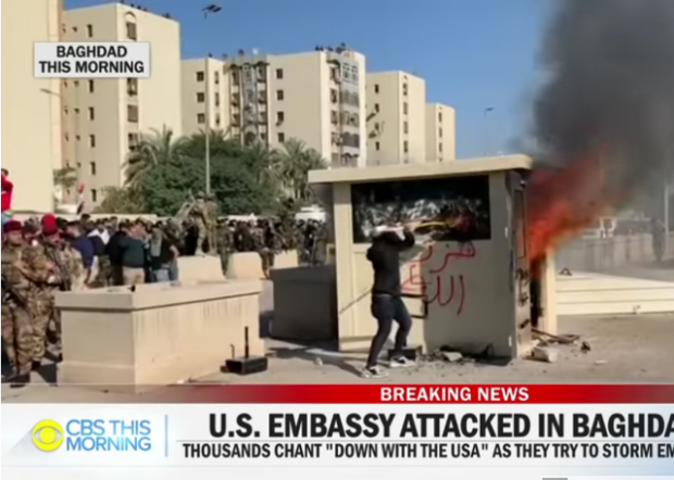 US embassy in Iran declared safe from militiamen