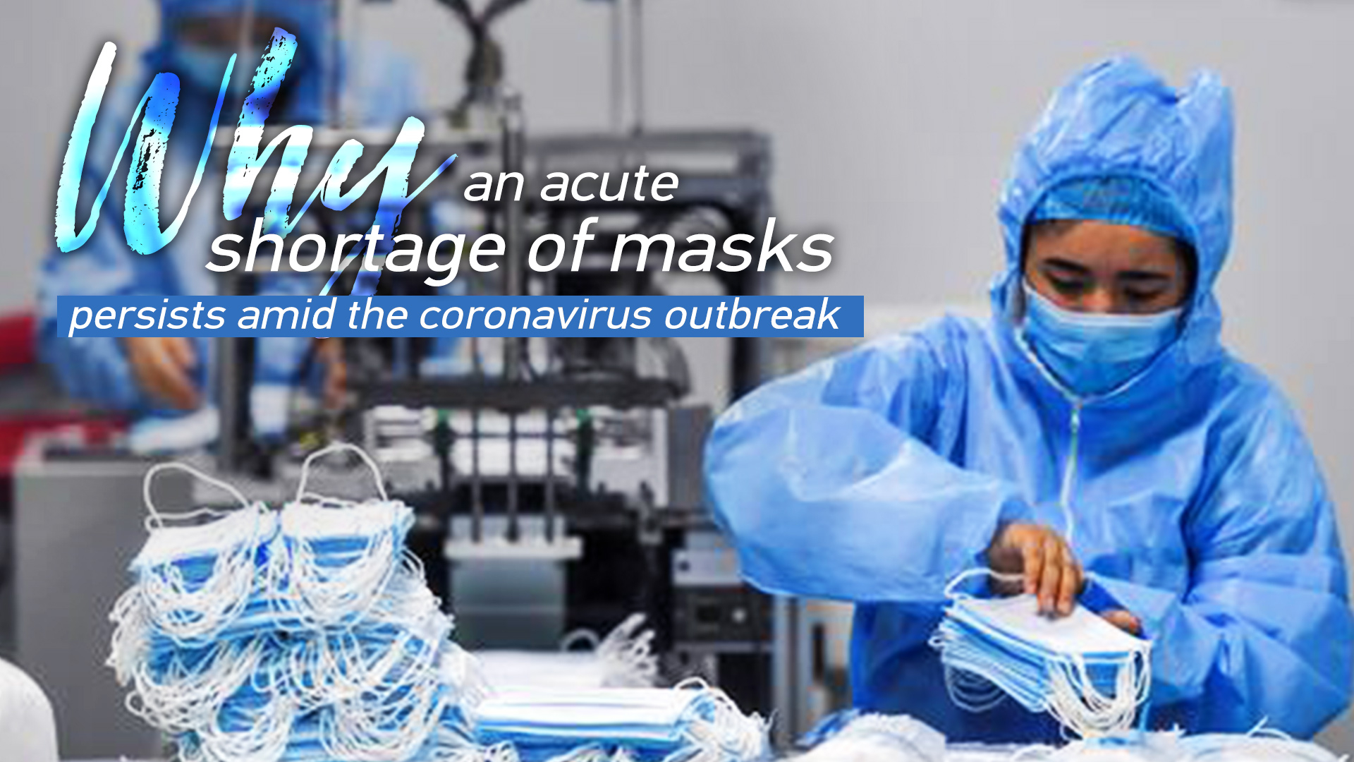 Masks shortage, a major setback in the fight against coronavirus