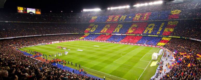 Barcelona stadium posted by Irobiko Chimezie Kingsley on Meziesblog