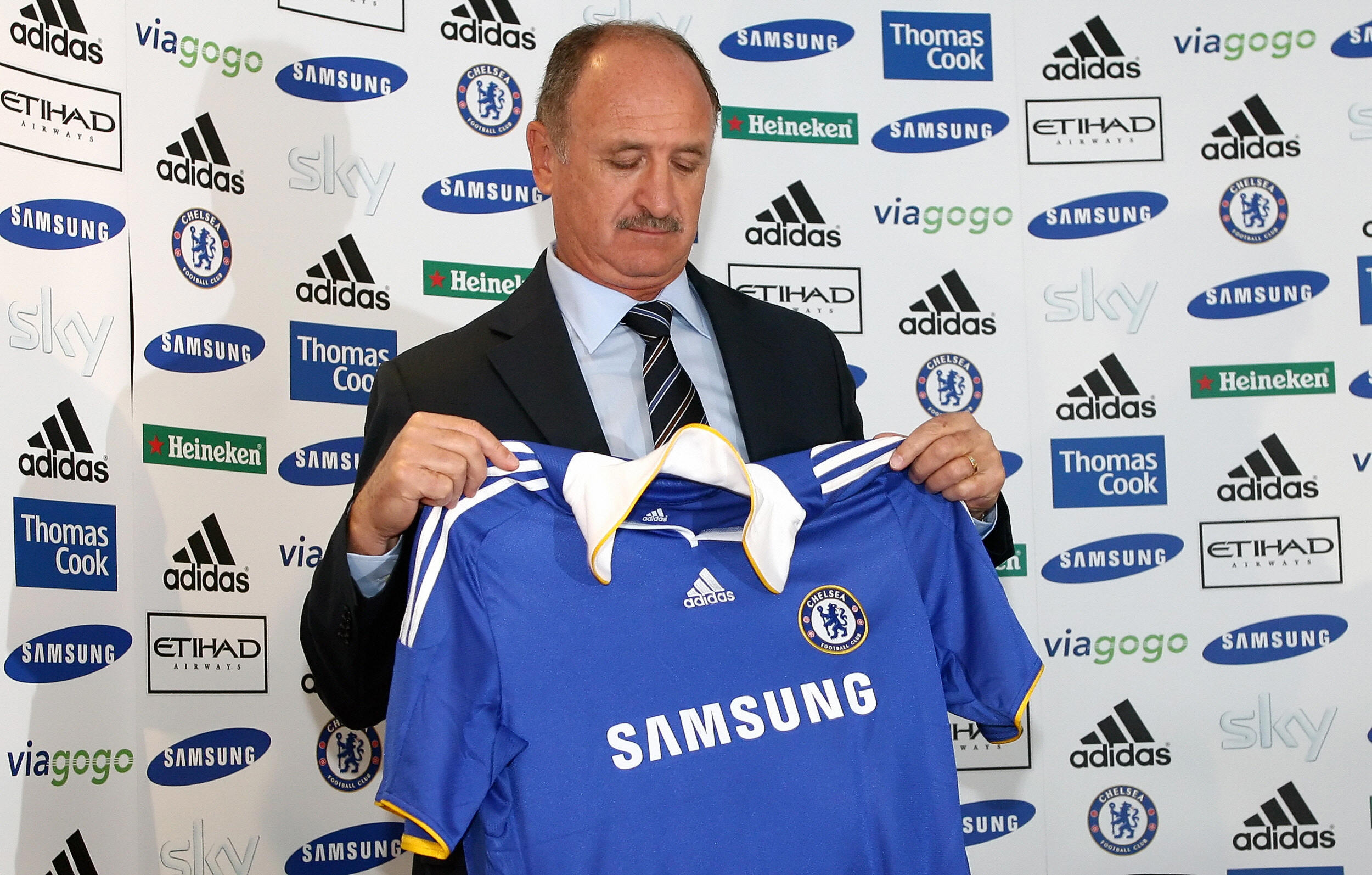 New Chelsea Manager Luiz Felipe Scolari