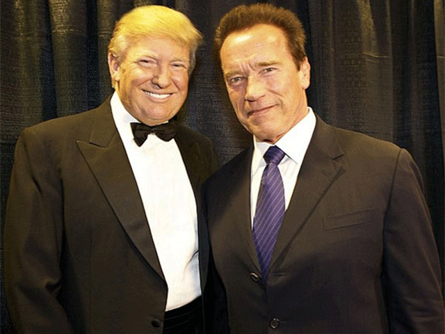 Arnold Schwarzenegger and Donald Trump 1