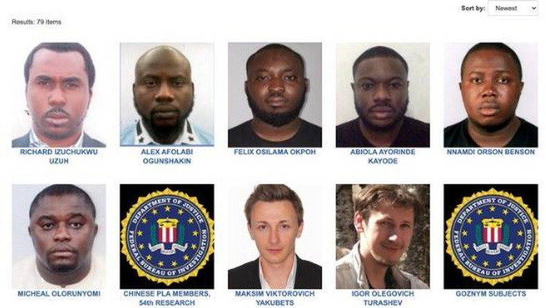 FBI declares six Nigerians wanted for financial fraud