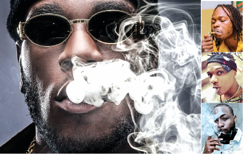 Nigerian showbiz promoting weed and alcohol