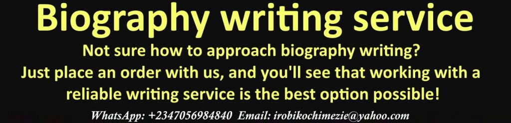 biography writing service