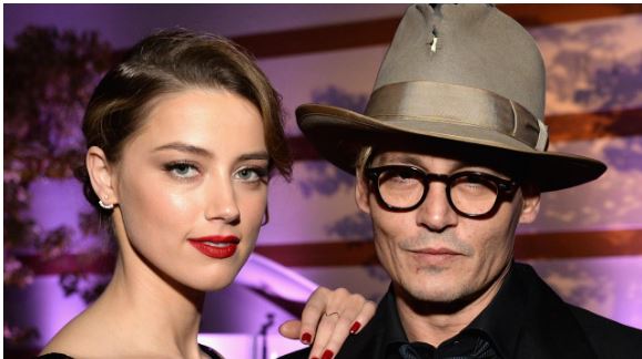 Amber heard and Johnny Depp
