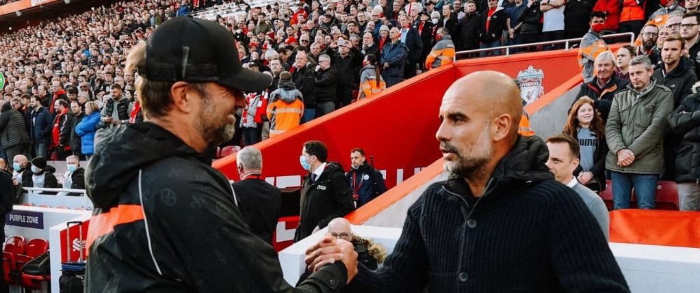 Pep Guadiola and Jurgen Klopp