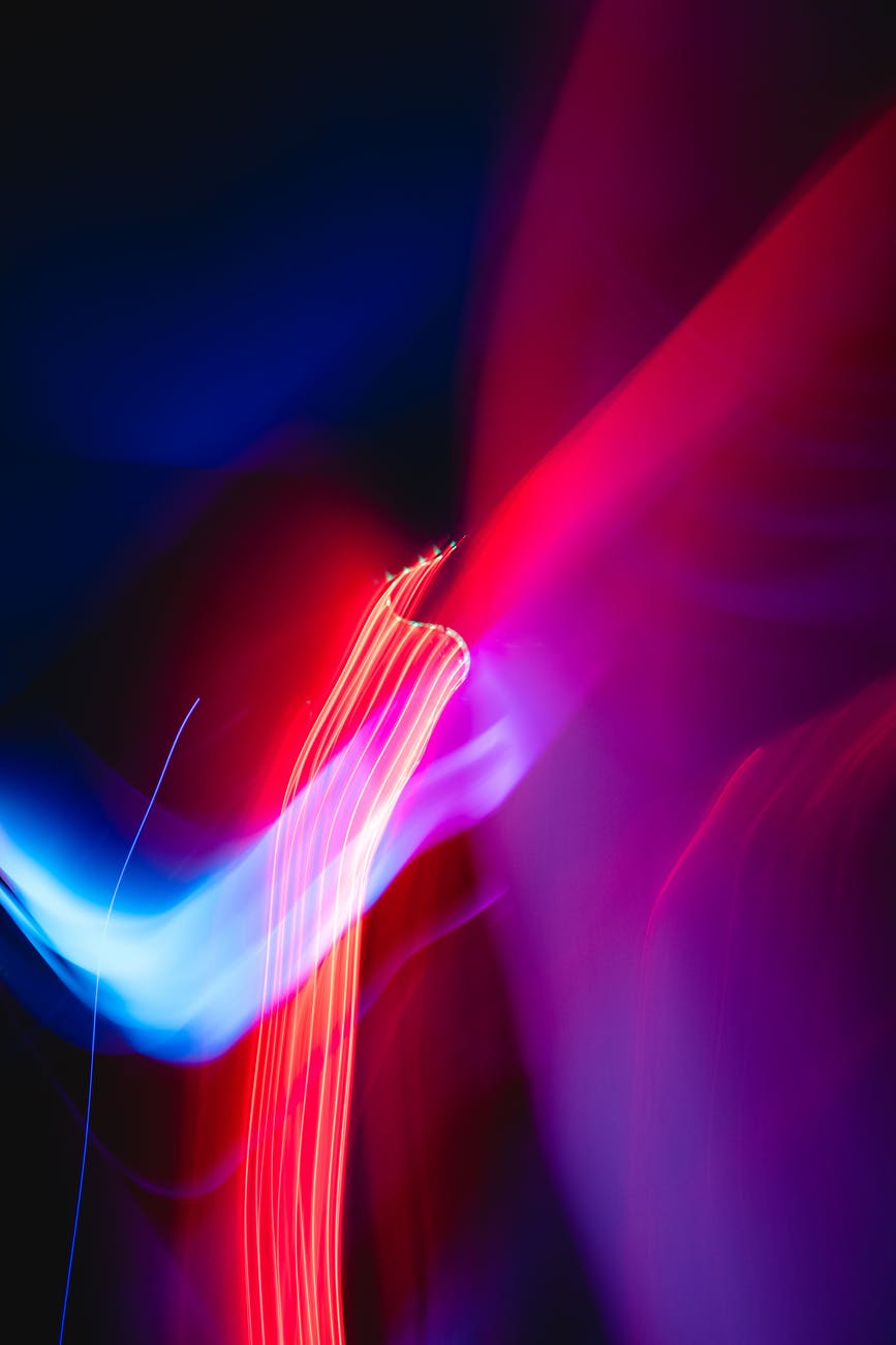red pink and blue wallpaper