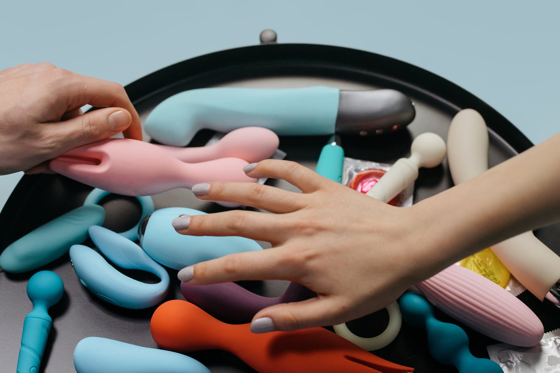 close up shot of human hands