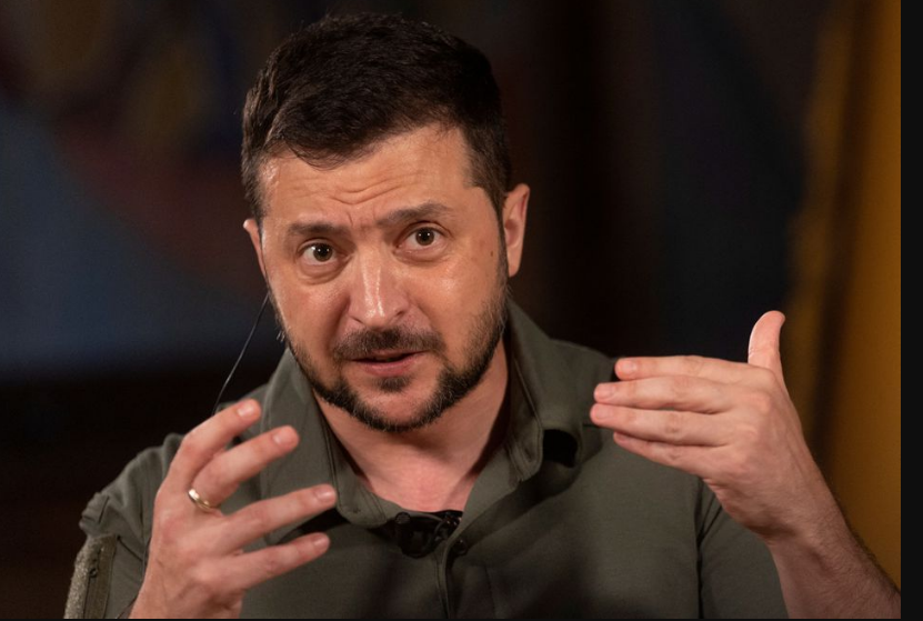 Ukrainian president Volodyrmr Zelenskyy