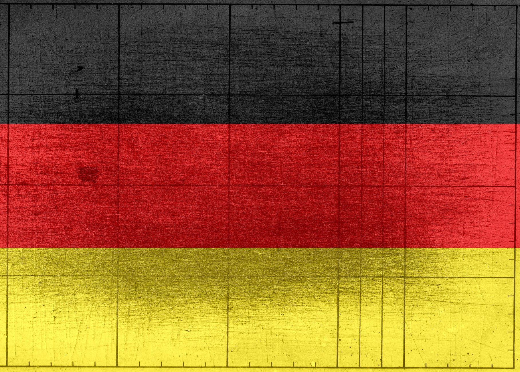german flag painted on wooden background