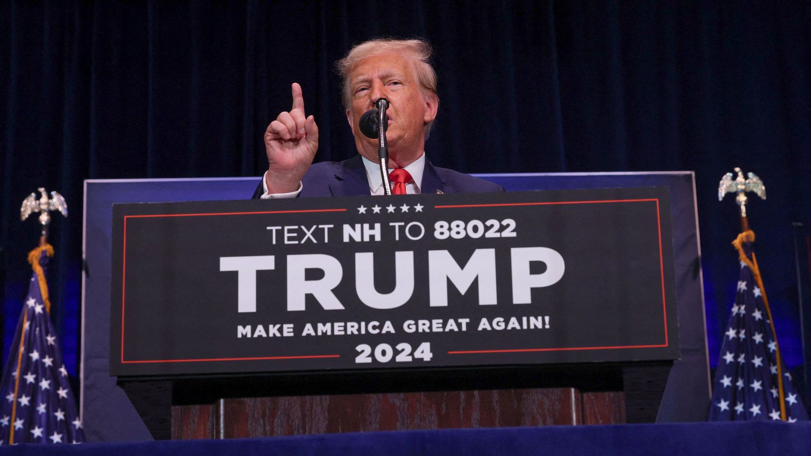 Trump repeats false claim that 2020 election rigged