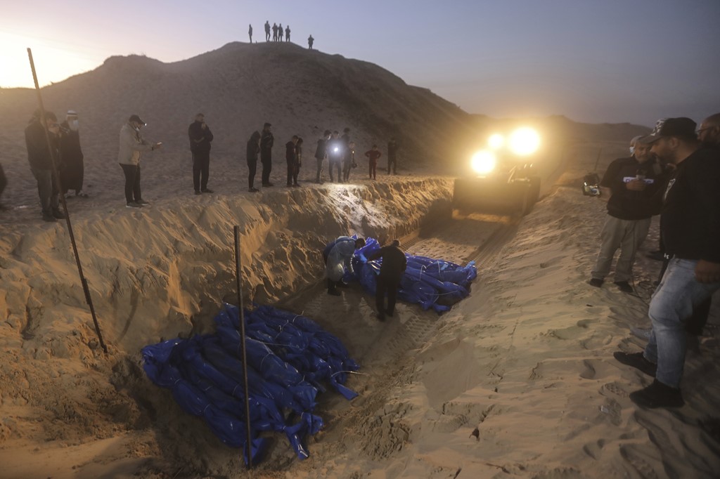 Israel-Hamas War: Dozens buried in mass grave amid fears of disease