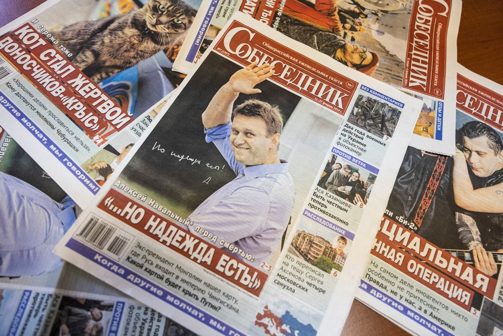 CENSORSHIP: Russian editor defends decision to put Navalny on front cover