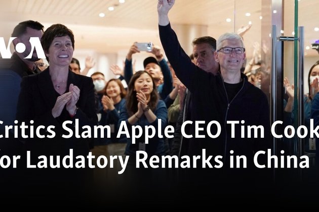Apple CEO Tim Cook under fire for comments in China