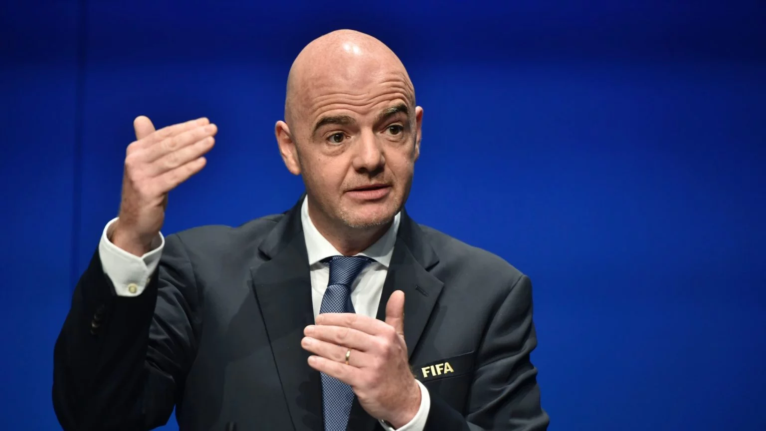 FIFA president speaks on introduction of blue card
