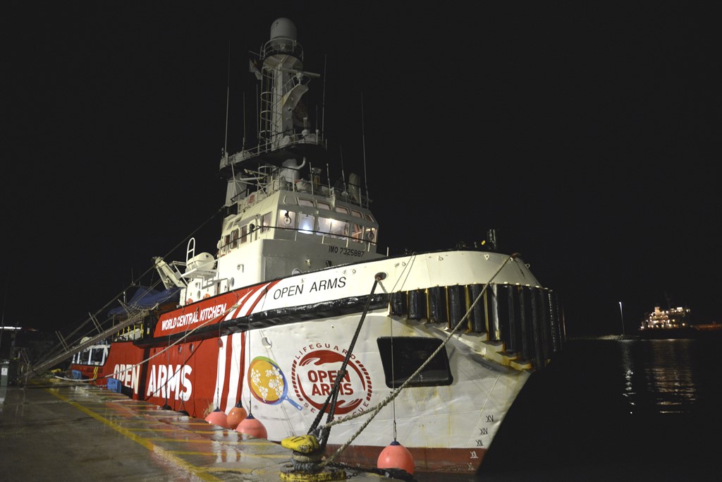 Open Arms ship prepares to test sea corridor with aid for Gaza