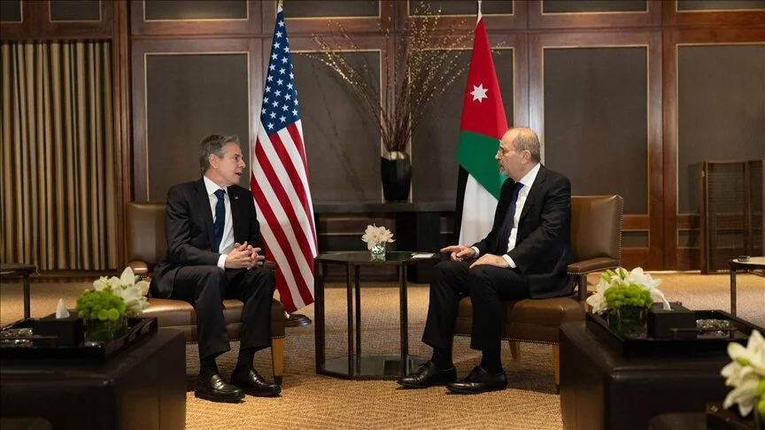 US Secretary of State Antony Blinken in Jordan to discuss Gaza ceasefire