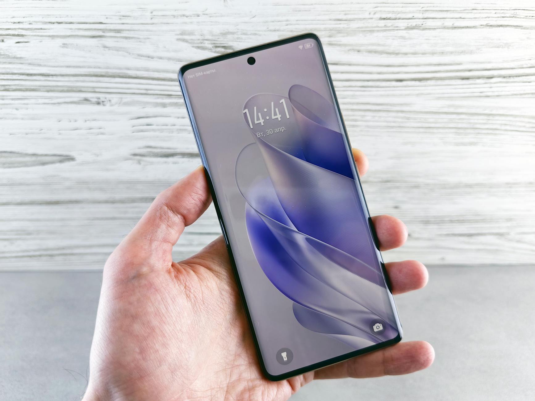 a person holding a smartphone
