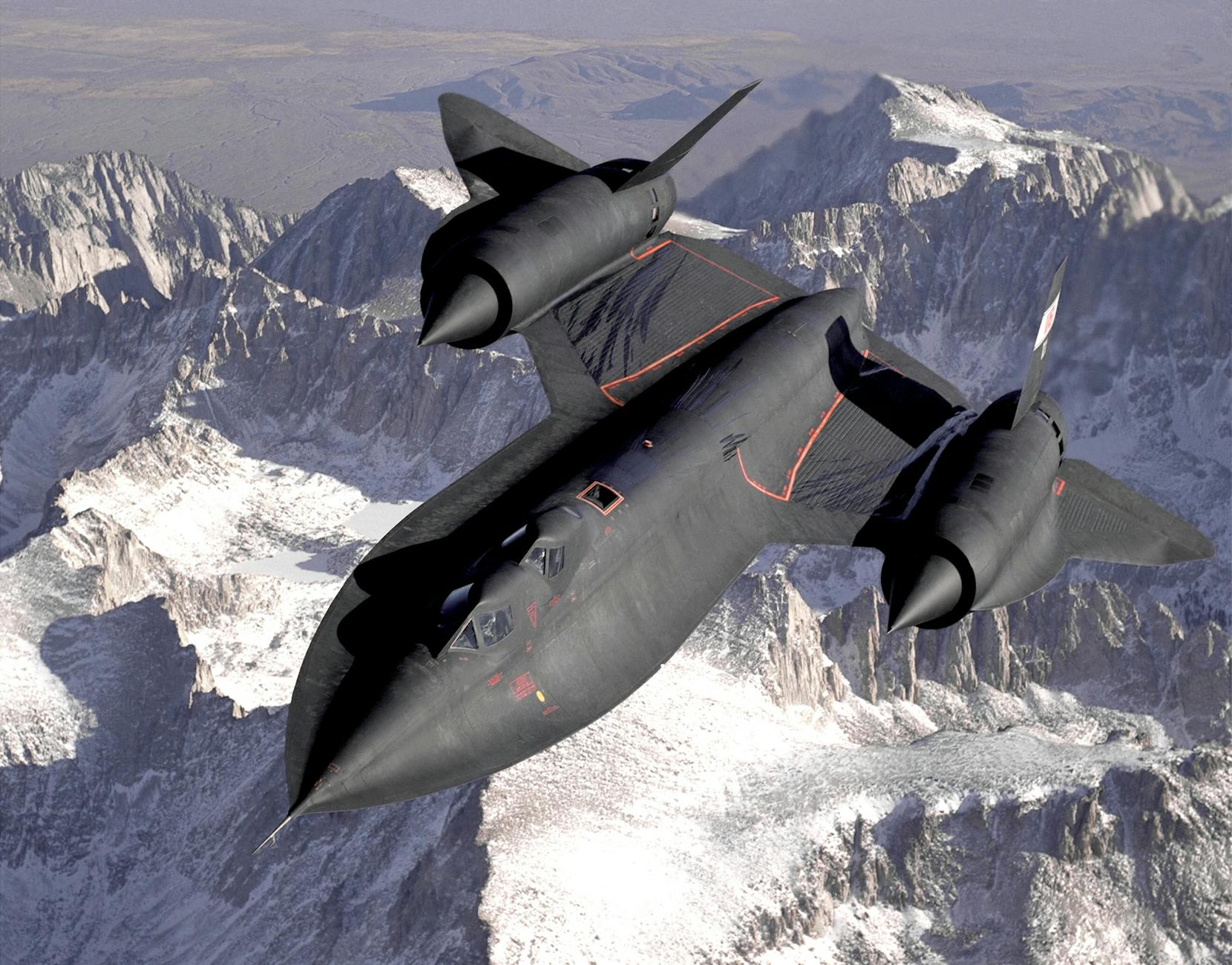 black jetplane flying on the sky