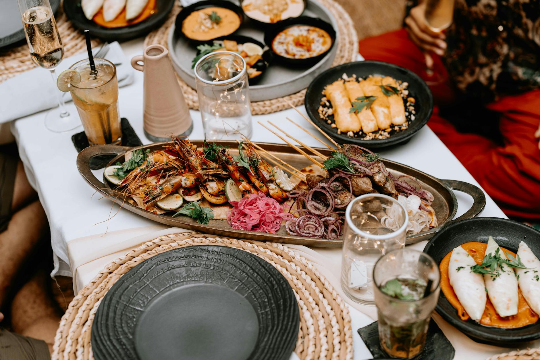 exquisite tanzanian seafood platter dining experience