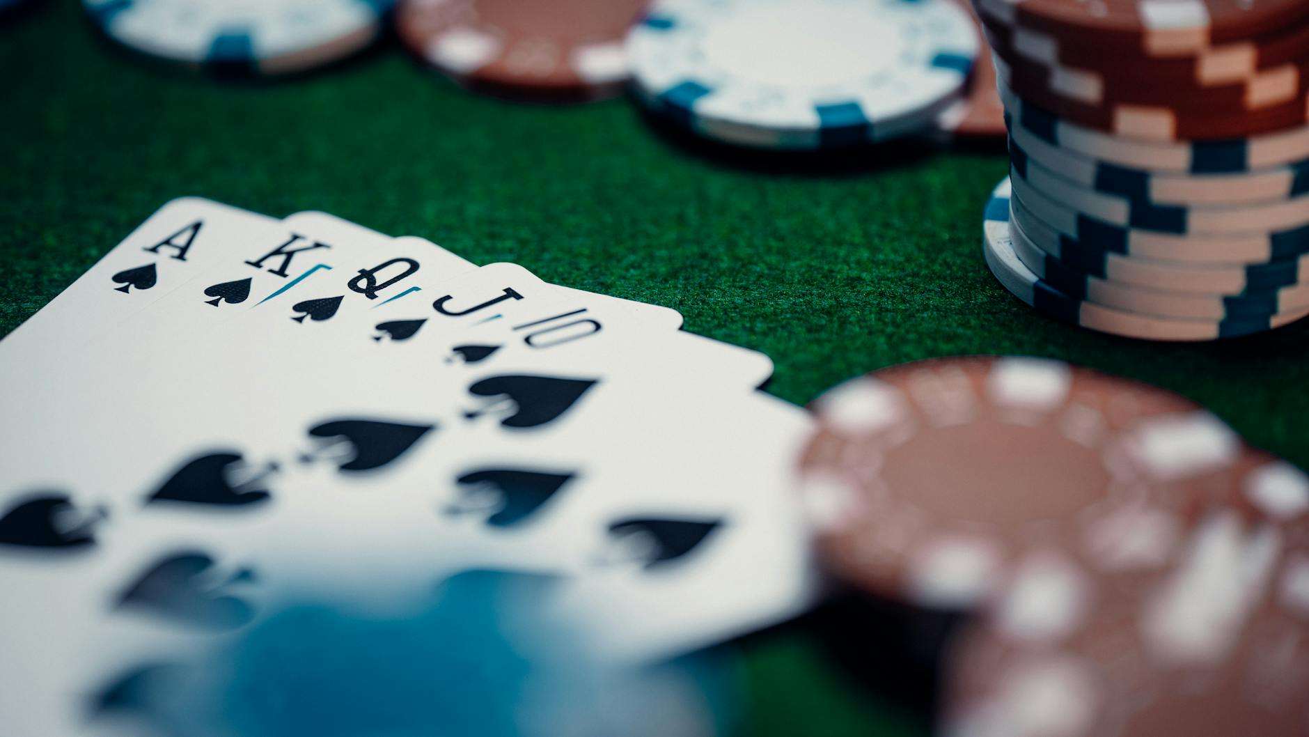 close up of cards