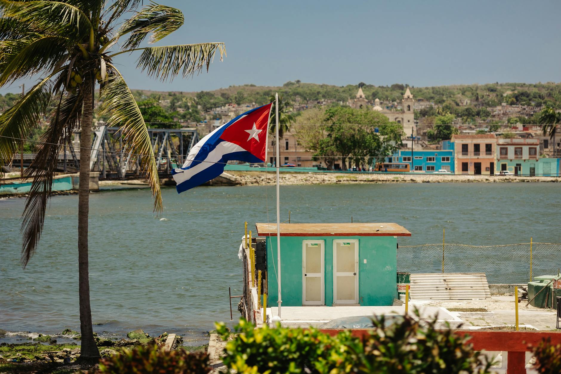 vibrant waterfront scene in matanzas cuba