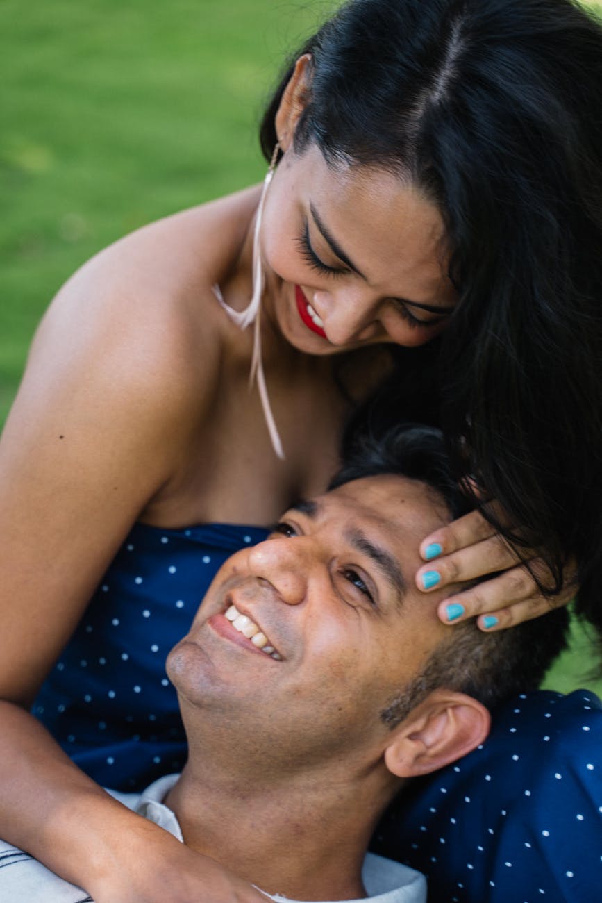 couple being affectionate