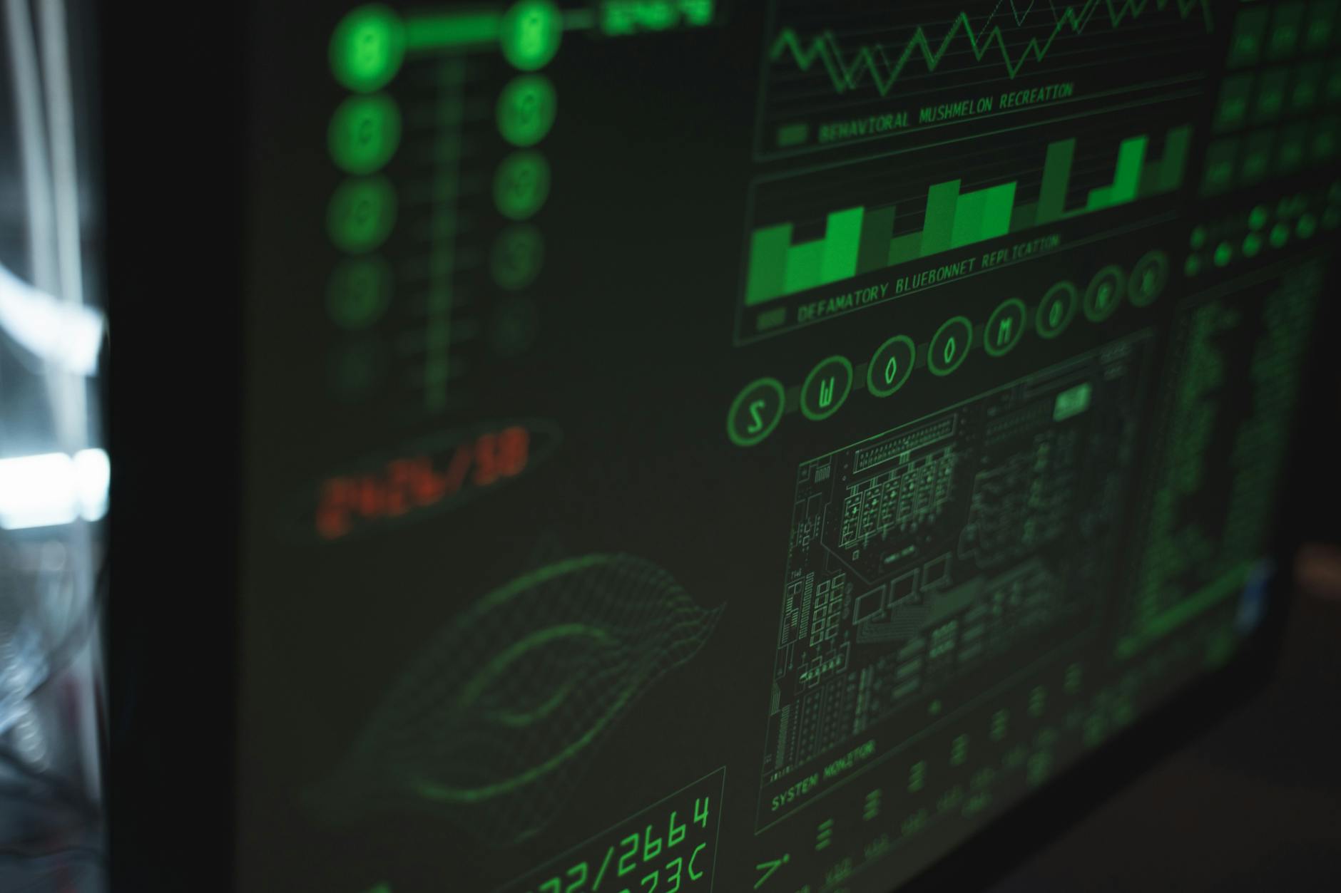 close up view of system hacking