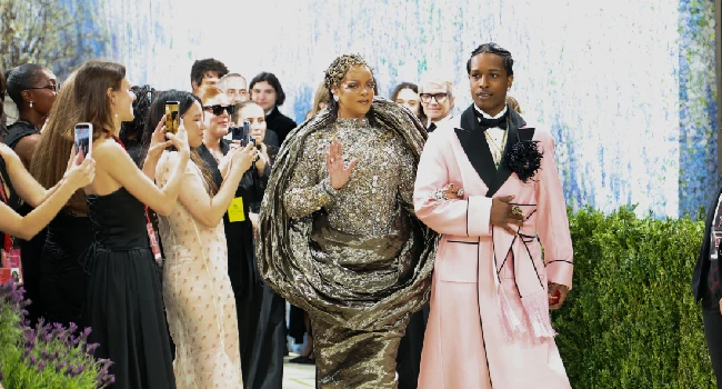 POWER COUPLE: Rihanna, A$AP Rocky Slay with Sculptural Style at Met Gala 2026