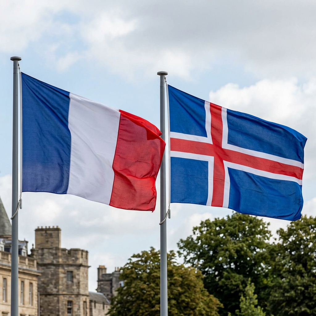 French Foreign Minister Arrives in Iceland for Official Visit
