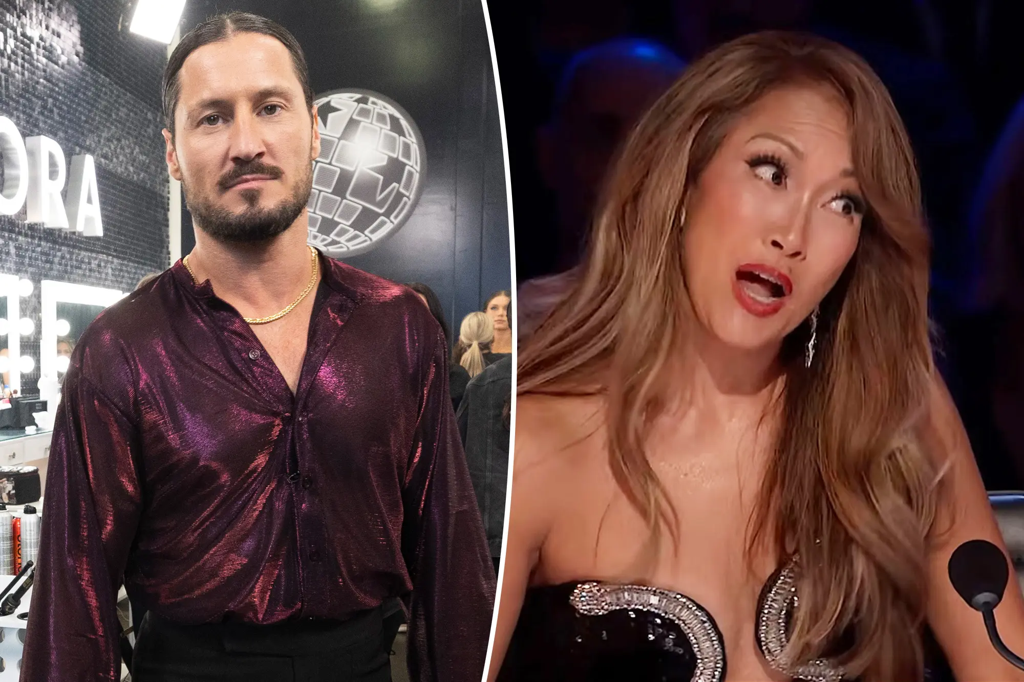 Val Chmerkovskiy Suspended from ‘DWTS’ for One Week After ‘Inappropriate’ Carrie Ann Inaba Slap Joke